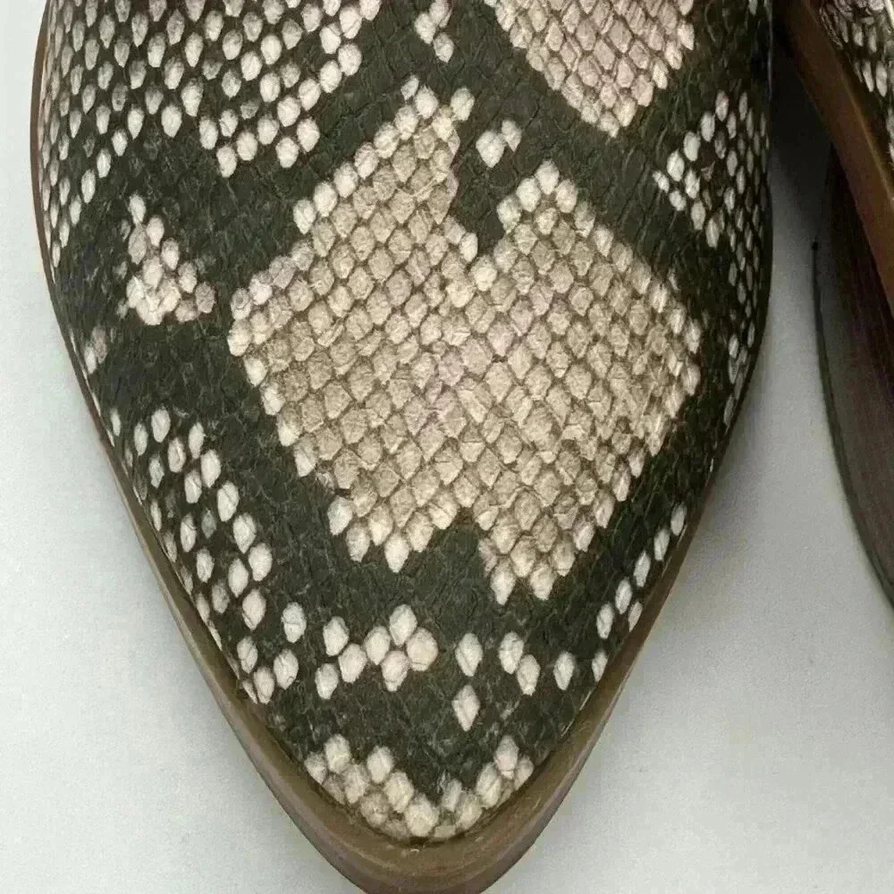 Python Print Mules | Size 7.5 | Great Condition